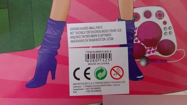Photo de l’avis officiel: Pretty Fashionable Poupée en plastique — risque: Risque chimique