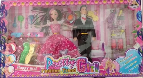 Foto dell’avviso ufficiale: Pretty-Fashion Trend Girl Set di bambole in plastica con accessori — rischio: Rischio chimico