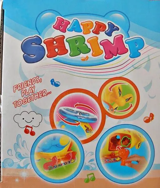 Photo from the official notice: Funny Toys Happy Shrimp plastic educational toy — choking risk