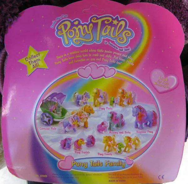 Photo de l’avis officiel: Pony Tails Ensemble de jouets en plastique — risque: Risque chimique