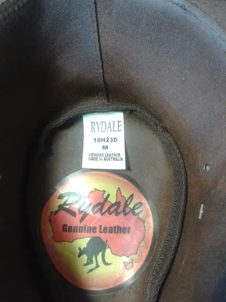 Photo de l’avis officiel: Rydale Chapeau en cuir — risque: Risque chimique