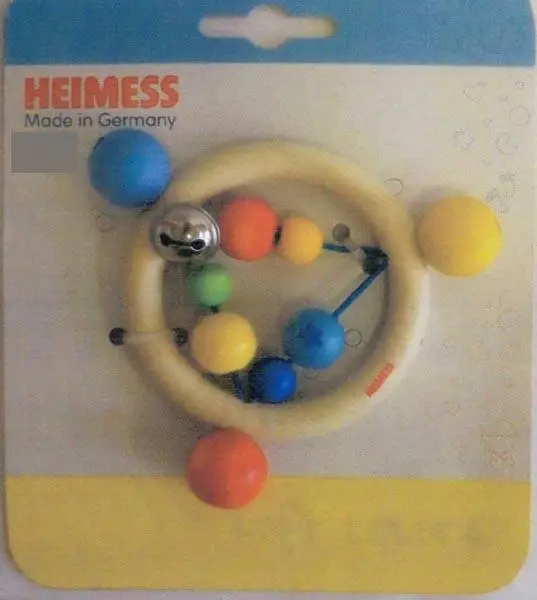 Foto aus der offiziellen Meldung: Heimess Greifling Regenbogen Babyspielzeug — Risiko: Ersticken