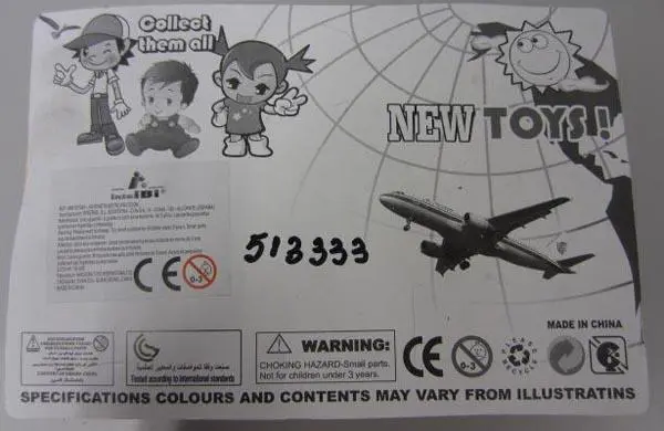 Foto do aviso oficial: Inteibi Brinquedos de plástico — risco: Engasgamento
