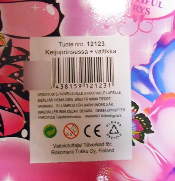 Photo de l’avis officiel: Magically Fairies Poupée en plastique — risque: Risque chimique