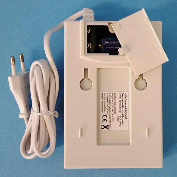 Photo from the official notice: Alfa Centauri Carbon Monoxide Detector / CO riasztó — suffocation risk