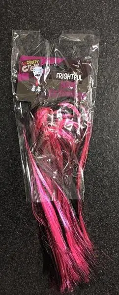 Foto do aviso oficial: The Creepy Crew Frightful Hair Extension Extensão de cabelo fantasia-vestido — risco: Queimaduras