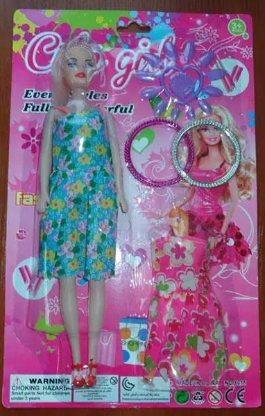 Photo de l’avis officiel: Cute Girl Ensemble de poupées en plastique — risque: Risque chimique