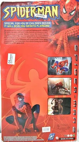 Foto do aviso oficial: Spider-man Arco e flecha set — risco: Engasgamento