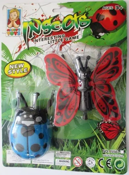 Foto do aviso oficial: Marco's Toys Insects Brinquedos de plástico — risco: Engasgamento