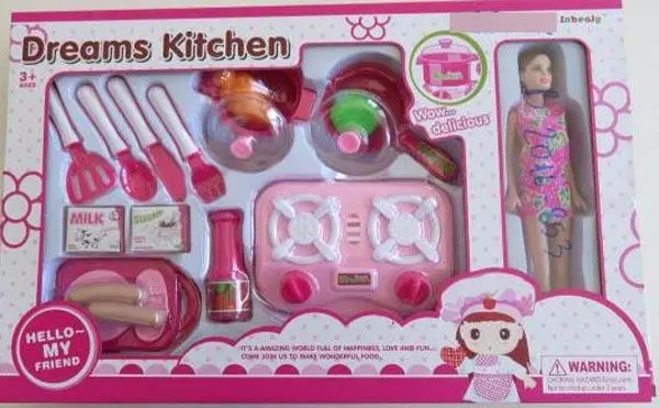 Foto dell’avviso ufficiale: LOBEALY Dreams Kitchen Set di giochi da cucina con bambola — rischio: Rischio chimico