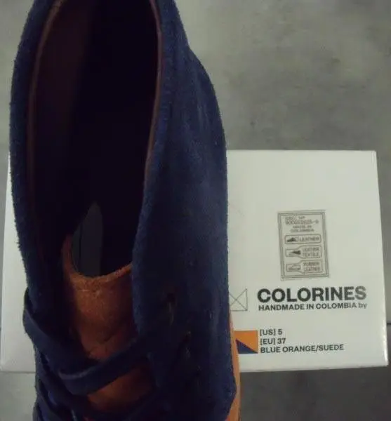 Photo de l’avis officiel: Colorines Chaussures en cuir — risque: Risque chimique
