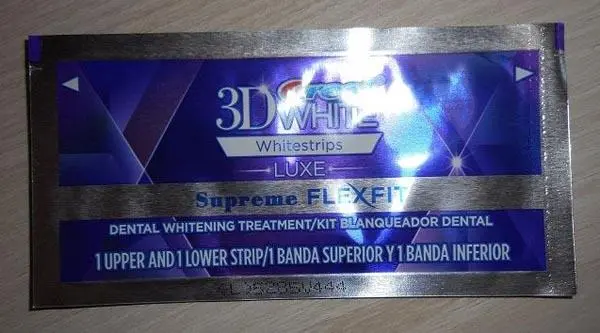 Foto do aviso oficial: Crest 3D White Whitestrips LUXE - Supreme FLEXFIT Dentes branqueamento tiras — risco: Químico (A12/1499/16)