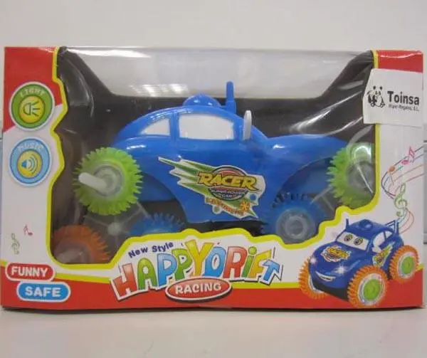 Foto do aviso oficial: Toinsa Happydrift Racing Carro de brinquedo de plástico — risco: Engasgamento