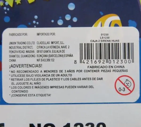Foto dell’avviso ufficiale: Lian Sheng Set di bambole di plastica — rischio: Rischio chimico