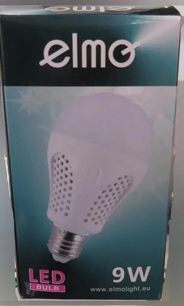 Foto do aviso oficial: Elmo LED Lauko prozekortius (LED outdoor floodlight) Lâmpada LED — risco: Choque elétrico