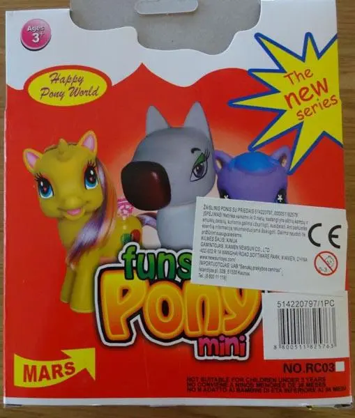 Photo de l’avis officiel: Funs Pony mini Poney avec accessoires — risque: Risque chimique