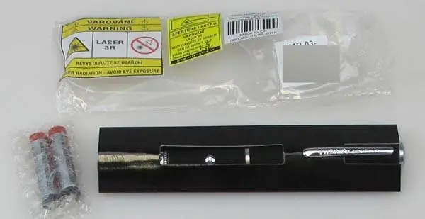Photo from the official notice: Laser pointer — damage to sight risk (A12/0188/17)