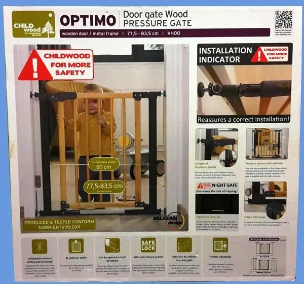Foto dell’avviso ufficiale: Childwood Optimo Cancello di sicurezza — rischio: Intrappolamento & Strangolamento