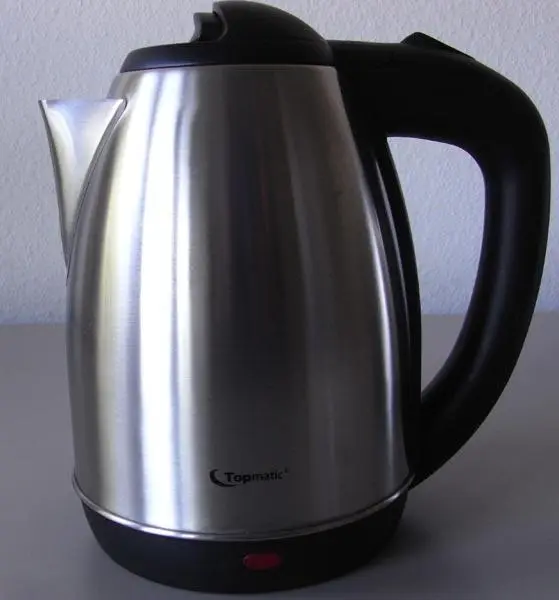 Photo de l’avis officiel: Topmatic Stainless Steel Kettle Bouilloire électrique — risque: Choc électrique
