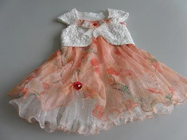 Foto do aviso oficial: Baby Rico Desen Tül Bolerolu Elbise Vestido das meninas com bolero — risco: Engasgamento & Ferimentos