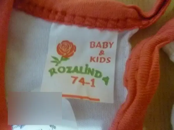 Foto dell’avviso ufficiale: Rozalinda Set di abbigliamento per bambini — rischio: Strangolamento (A12/1597/16)