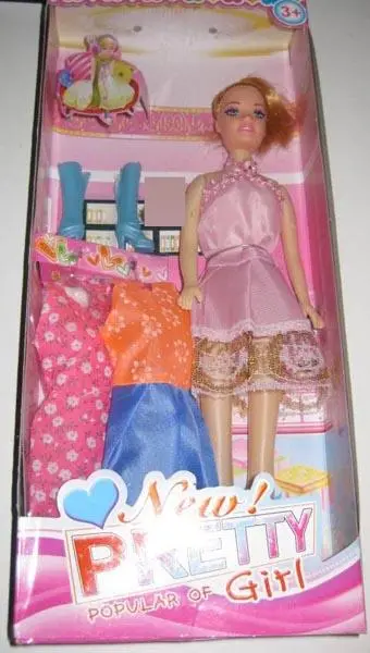 Photo de l’avis officiel: Abababy New! PRETTY Girl Ensemble de poupées en plastique — risque: Risque chimique