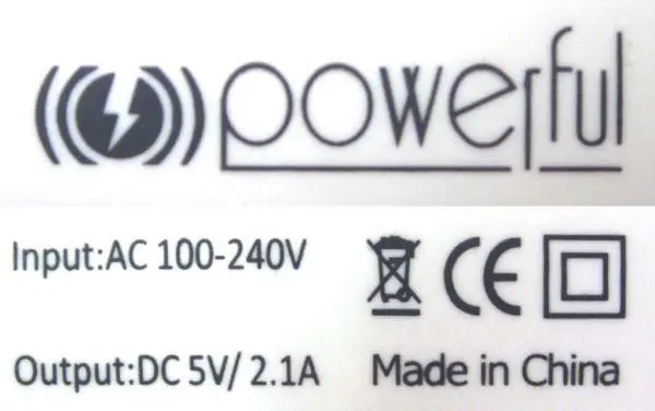 Photo de l’avis officiel: Powerful USB Power Adapter Chargeur USB — risque: Choc électrique
