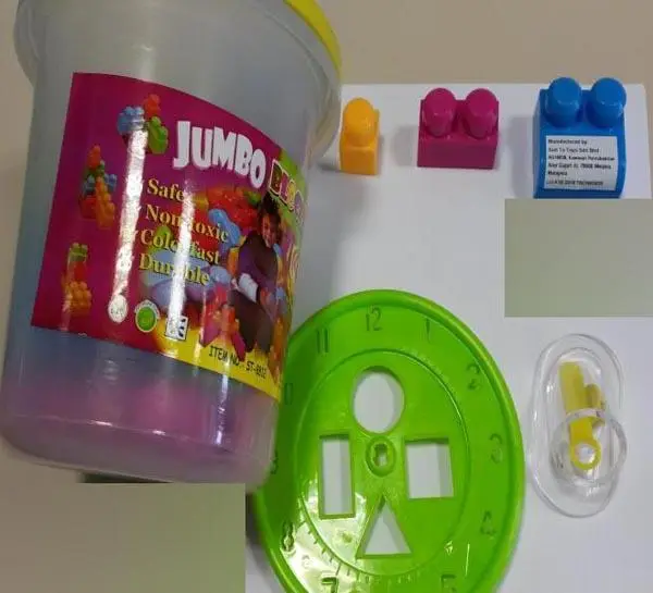 Photo de l’avis officiel: Jumbo Blocks Jouet éducatif — risque: Étouffement