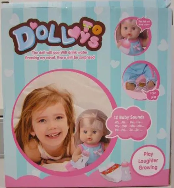 Foto do aviso oficial: Ledy Toys Doll Toys Boneca de bebé com acessórios — risco: Engasgamento