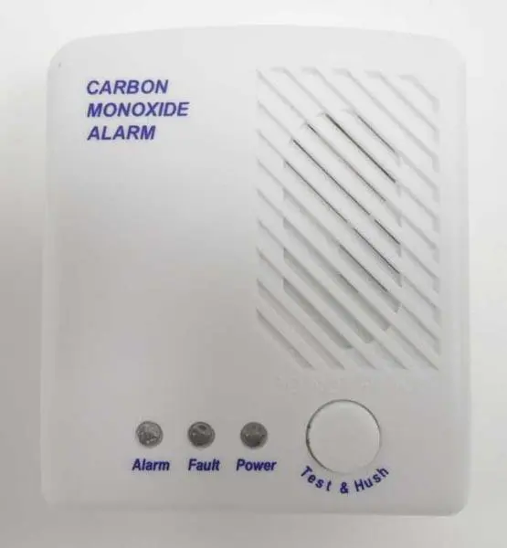 Photo from the official notice: Brennenstuhl CO Detector / Carbon Monoxide Alarm — suffocation risk