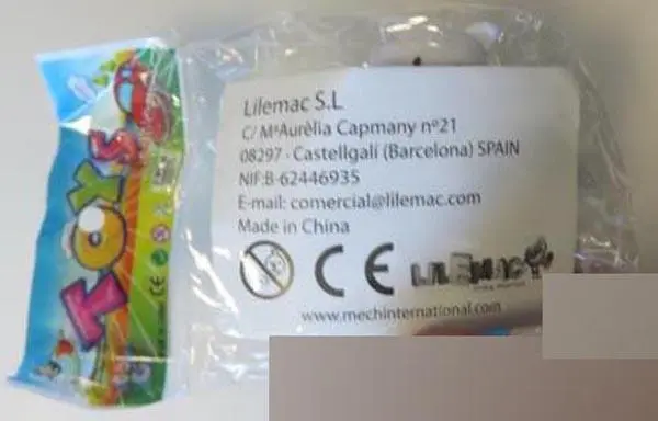 Photo de l’avis officiel: Lilemac Jouets d’enroulement — risque: Étouffement