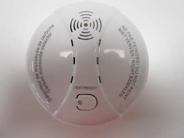 Photo from the official notice: Elro Carbon Monoxide Detector co detector — suffocation risk