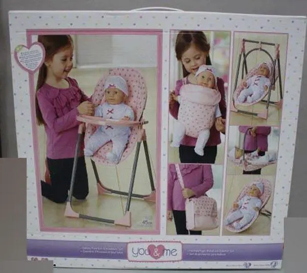 Foto do aviso oficial: Toys'R'Us / You &amp; Me Cadeira alta descapotável para bonecas — risco: Entalamento