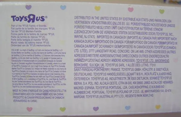 Foto do aviso oficial: Toys'R'Us / You &amp; Me Cadeira alta descapotável para bonecas — risco: Entalamento