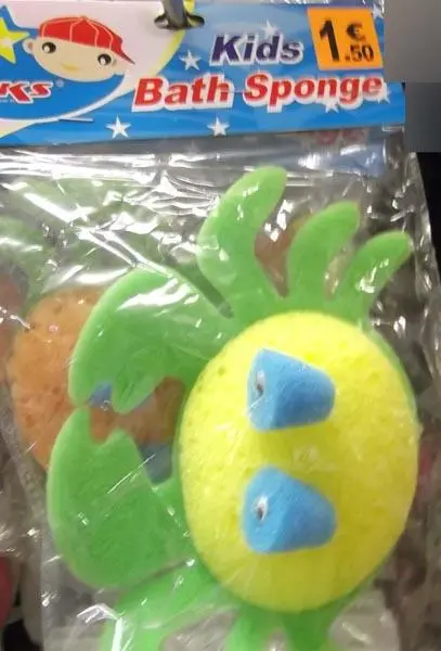 Photo de l’avis officiel: OKS Kids Bath Sponge Éponge de bain — risque: Étouffement