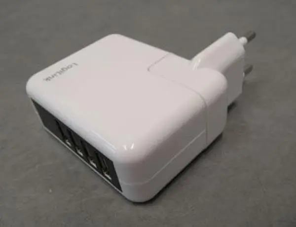 Photo de l’avis officiel: Logilink 4-port USB Quick Charger Chargeur USB — risque: Choc électrique