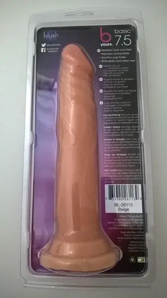 Photo from the official notice: Blush Novelties Basic Dong erotic article — environment risk