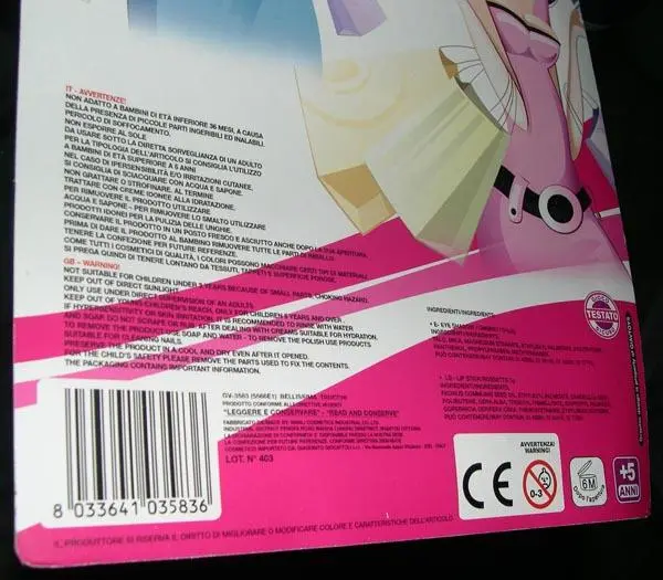 Foto dell’avviso ufficiale: Giav Toys Bellissima trousse Set di trucco giocattolo — rischio: Rischio chimico