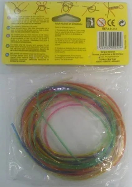 Photo de l’avis officiel: Kim'play 10 brins scoubidou Cordes en plastique — risque: Risque chimique