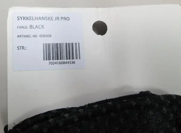 Foto uit de officiële melding: Biketec Junior Dirt Gloves Fietshandschoenen voor kinderen — risico: Chemische risico's