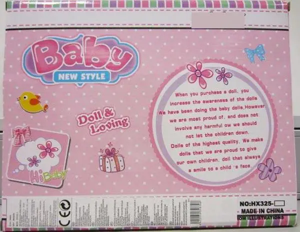 Foto do aviso oficial: Atosa BABY NEW STYLE, BABY CUTE - LOVELY GIFT SET Boneca de bebé com acessórios — risco: Engasgamento