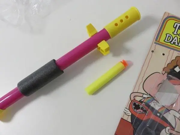 Photo from the official notice: Cartoon Network Uncle Grandpa blow pipe with projectiles — choking risk