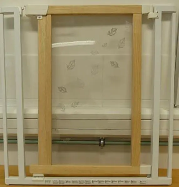 Photo from the official notice: Badabulle Easy Close Plexi safety gate safety gate for children — injuries risk