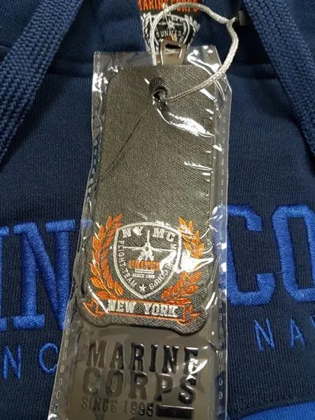 Foto do aviso oficial: Marine Corps Pijama infantil — risco: Estrangulamento (A12/0186/17)
