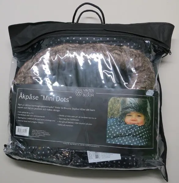 Foto dell’avviso ufficiale: Vinter &amp; Bloom Åkpåse "Mini Dots" Sacco a pelo per bambini — rischio: Rischio chimico & Ambiente