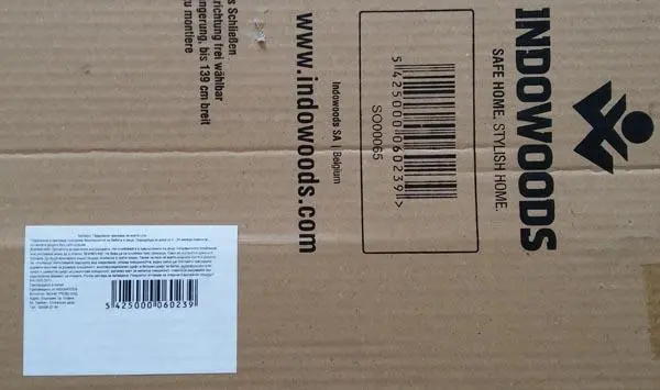 Foto dell’avviso ufficiale: INDOWOODS Lola Grey Barriera di sicurezza per bambini — rischio: Intrappolamento & Strangolamento