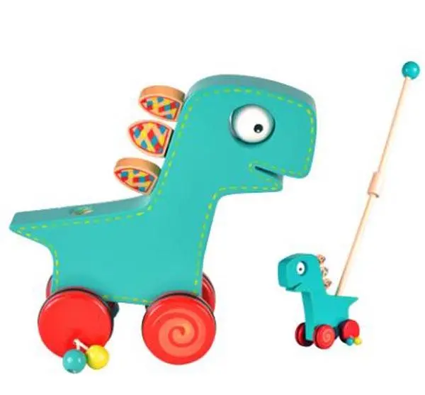 Photo de l’avis officiel: Fiesta Push &amp; Roll - Push Along and Rolling Toy Jouet en bois — risque: Étouffement