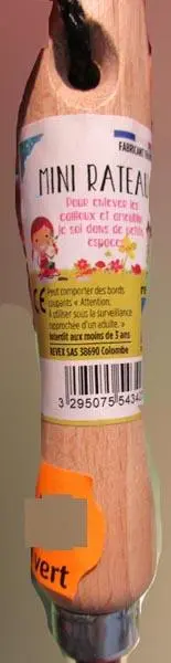 Photo de l’avis officiel: REVEX Mini Rateau ('Mini rake') — risque: Blessures