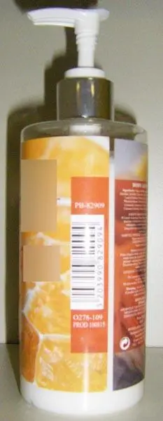 Photo de l’avis officiel: PRIMO BAGNO Orange Cinnamon Lotion pour le corps — risque: Risque chimique