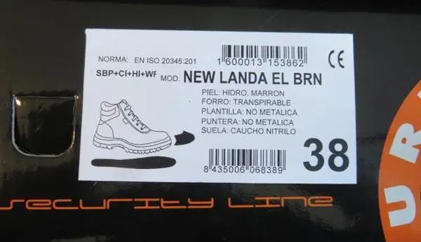 Photo de l’avis officiel: Security Line Chaussures de sécurité — risque: Blessures (A12/0368/17)